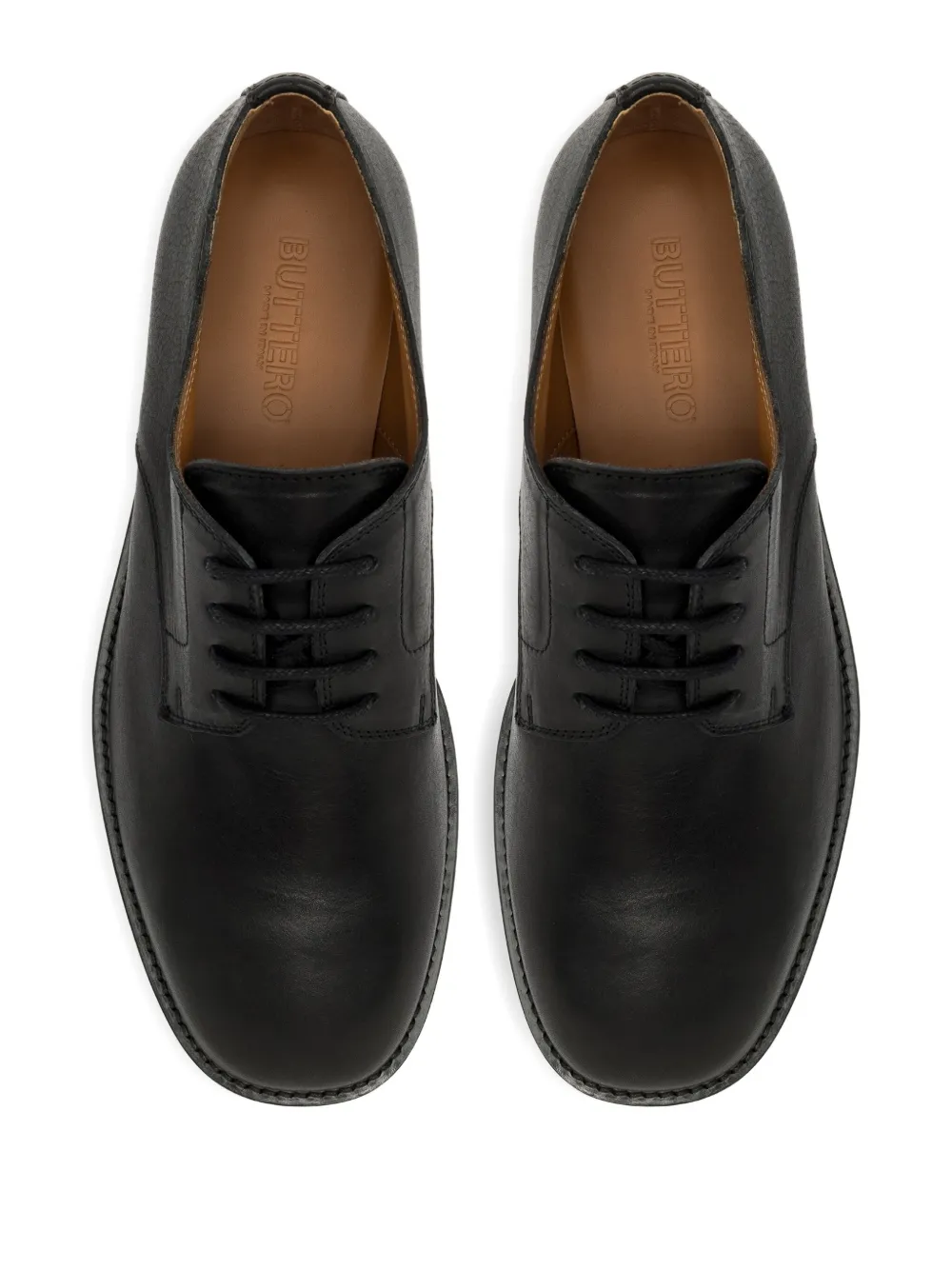 Buttero Derby veterschoenen Zwart