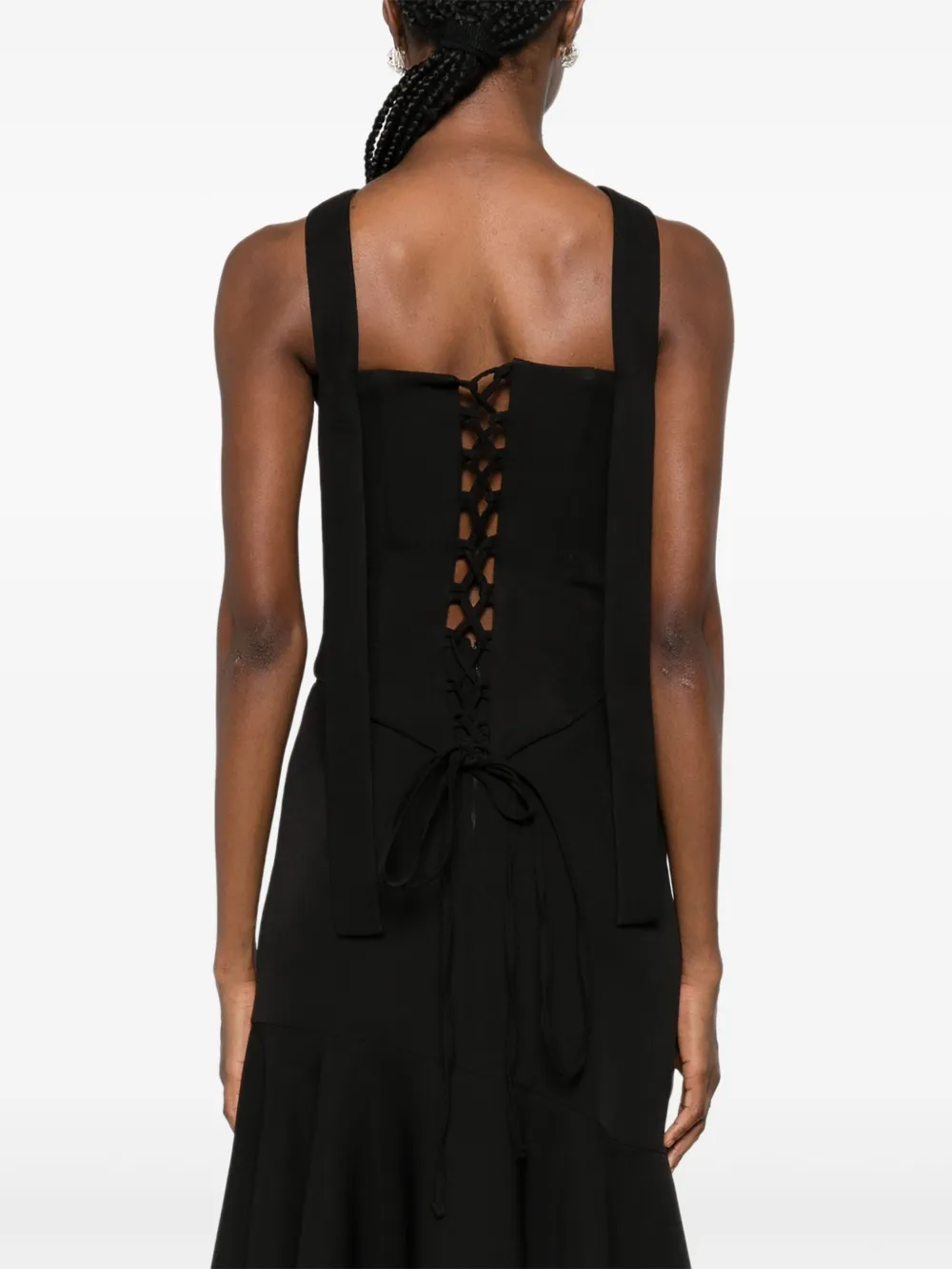 RHIZOME Rosemary korset-top Zwart