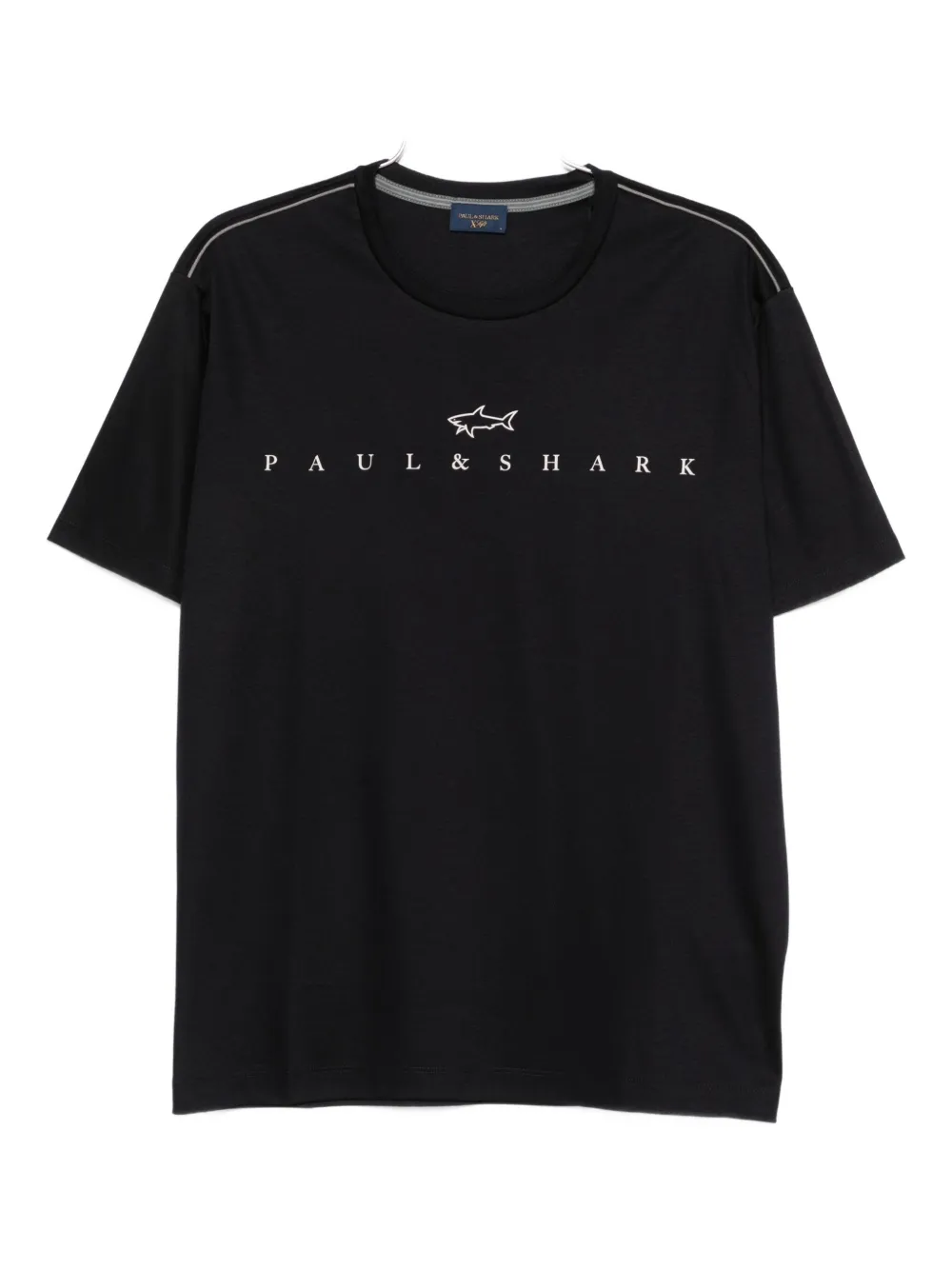 Paul & Shark Logo-print T-shirt In Black