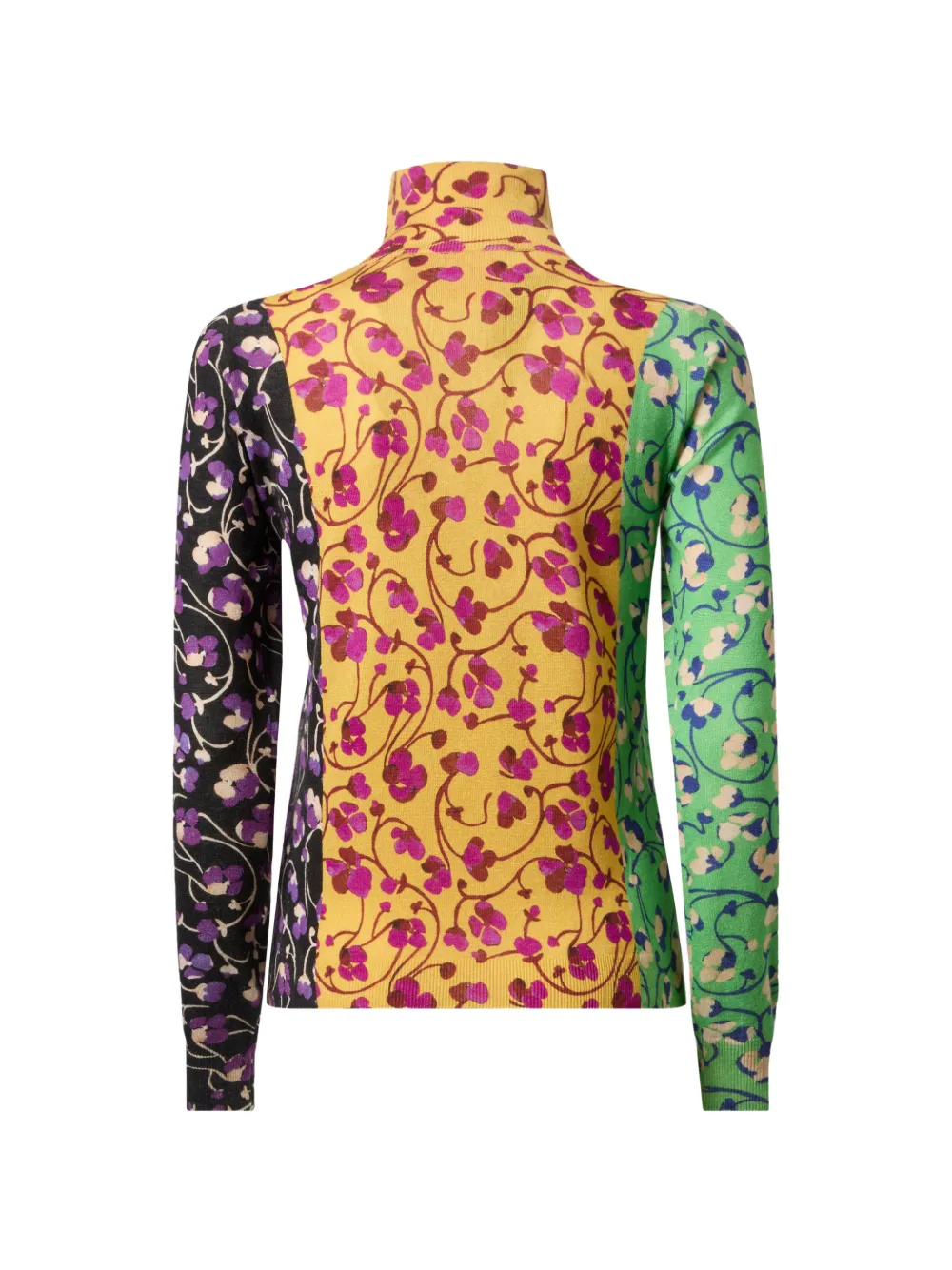 La DoubleJ Blouse met col en bloemenprint Geel