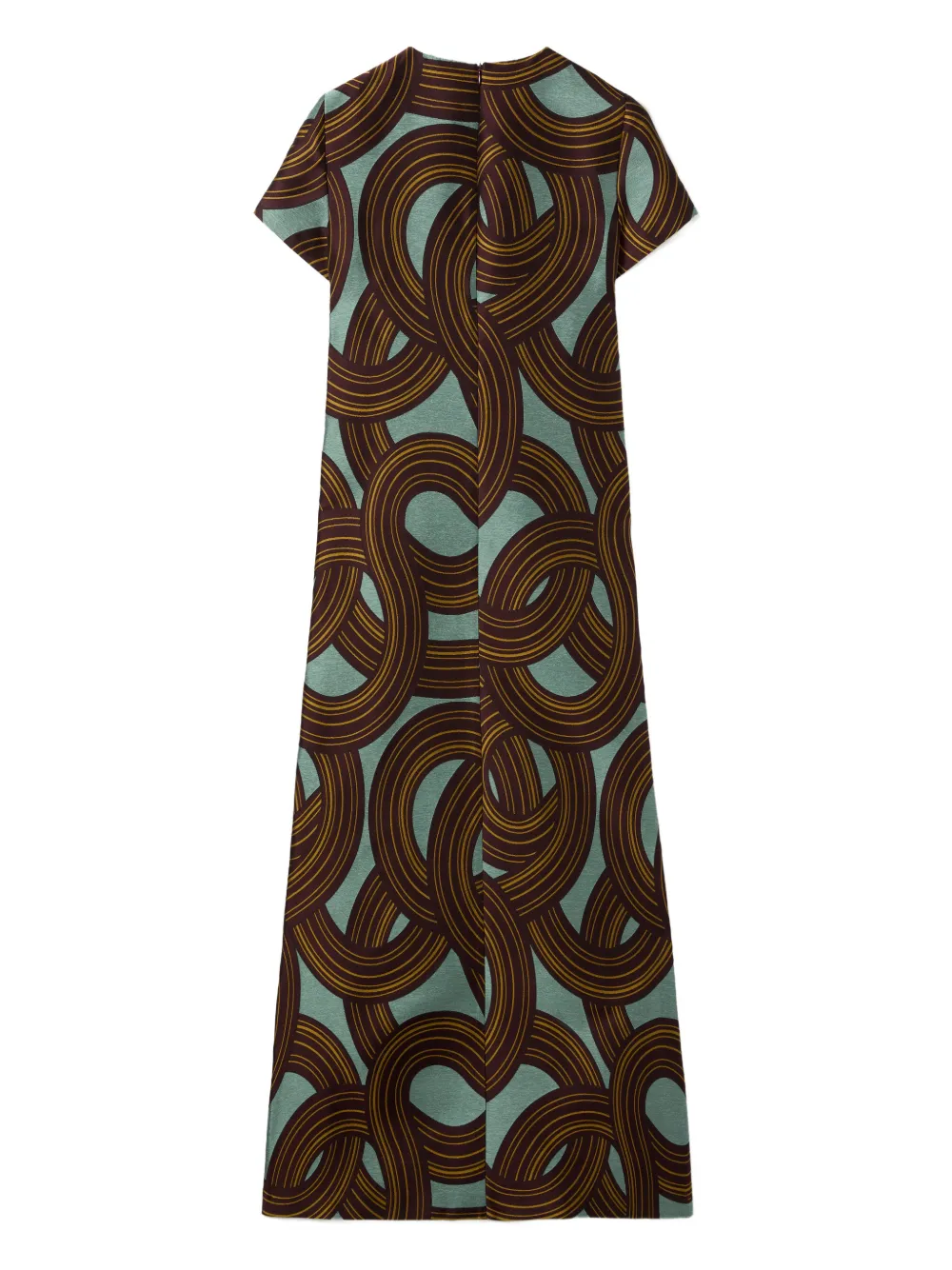 La Doublej Swing Midi Dress In Brown
