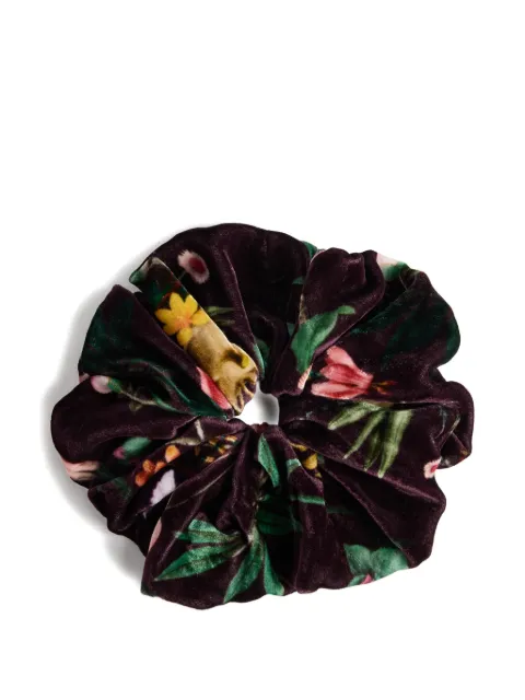 La DoubleJ Giga floral-print scrunchie