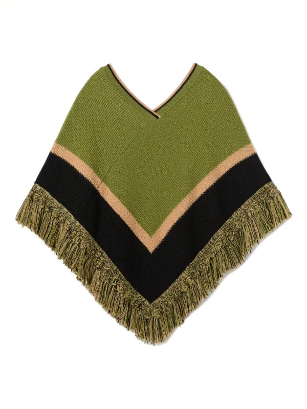 La DoubleJ Dreamcatcher Poncho in Green