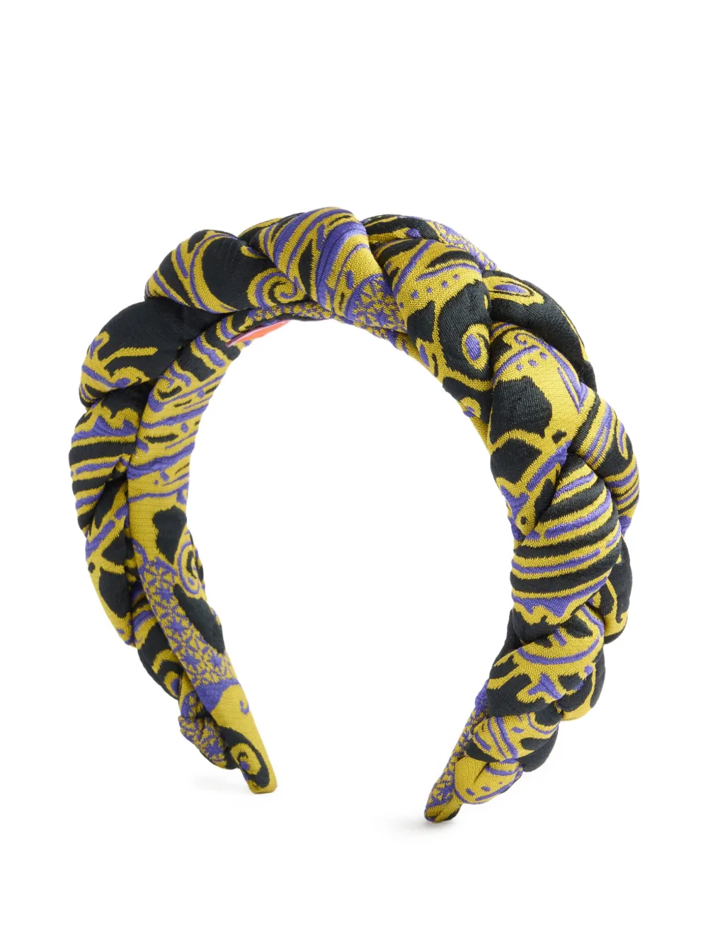 La Doublej Rapunzel Braided Headband In Black