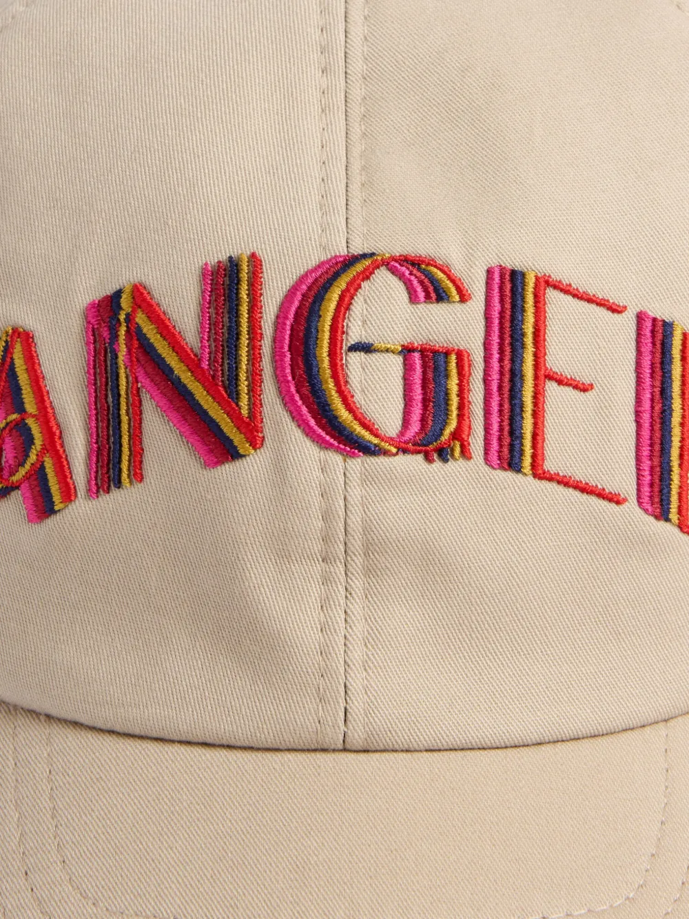 La Doublej Brooklyn Cotton Cap In Neutral