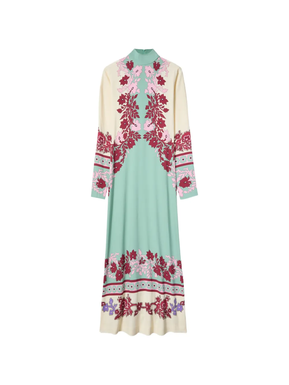 La DoubleJ Abito lungo Halle a fiori - Verde