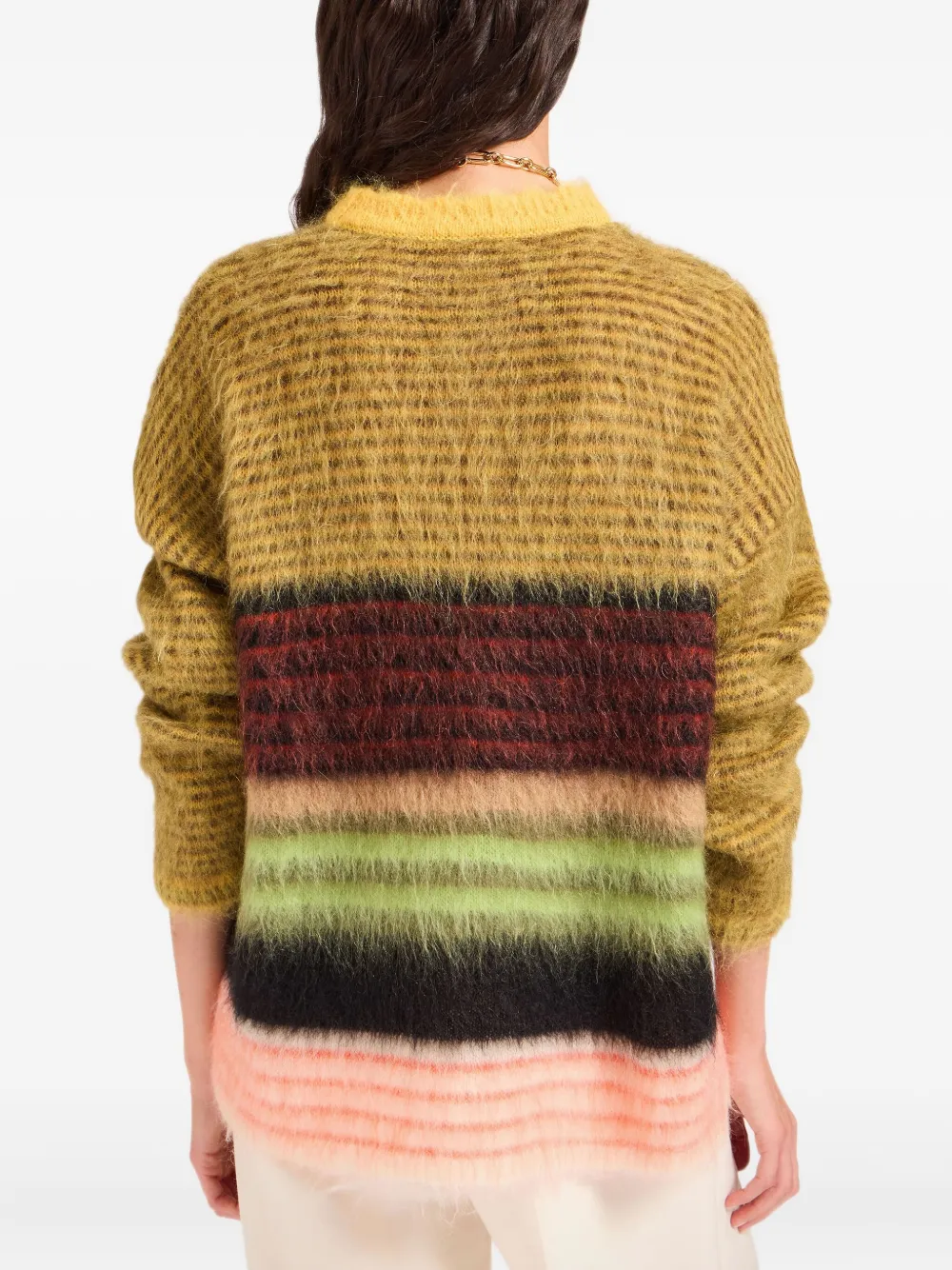 La Doublej Round-neck Sweater In Brown