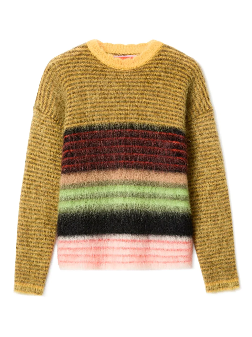 La Doublej Round-neck Sweater In Brown