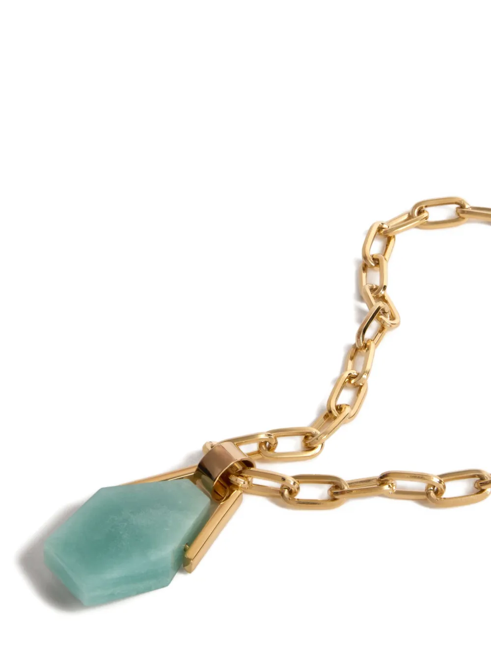 La Doublej Portal Chain Geometric Necklace In Gold