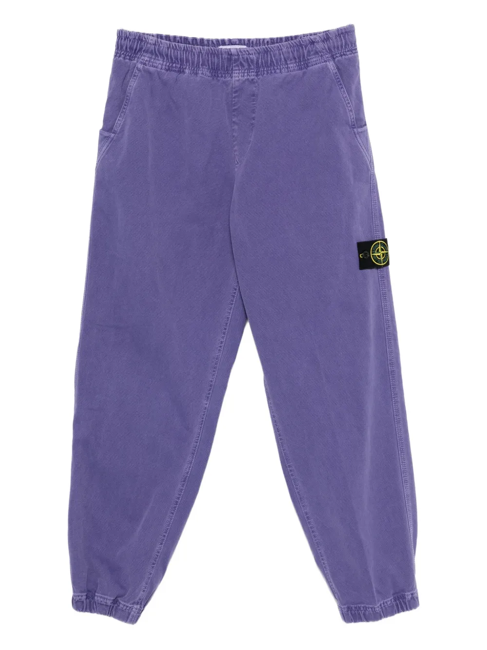 Stone Island logo-patch track pants | Purple | Image 1