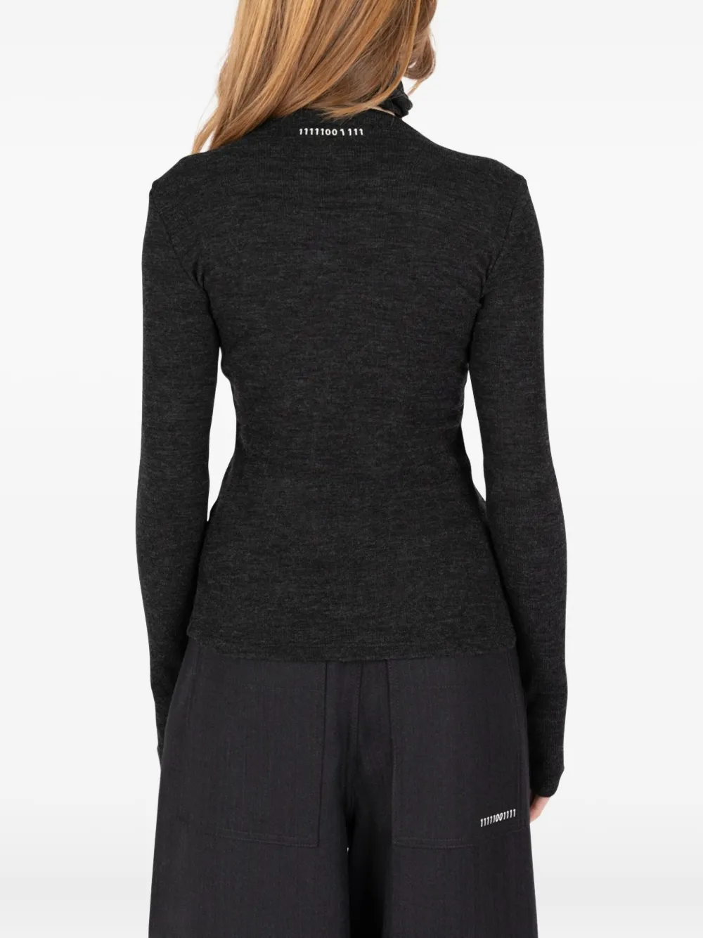 Société Anonyme T-shirt met duimgat Grijs