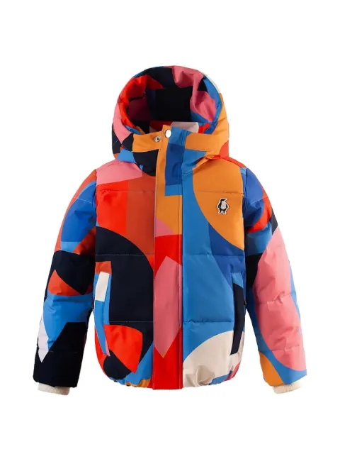 Gosoaky hooded geometric jacket
