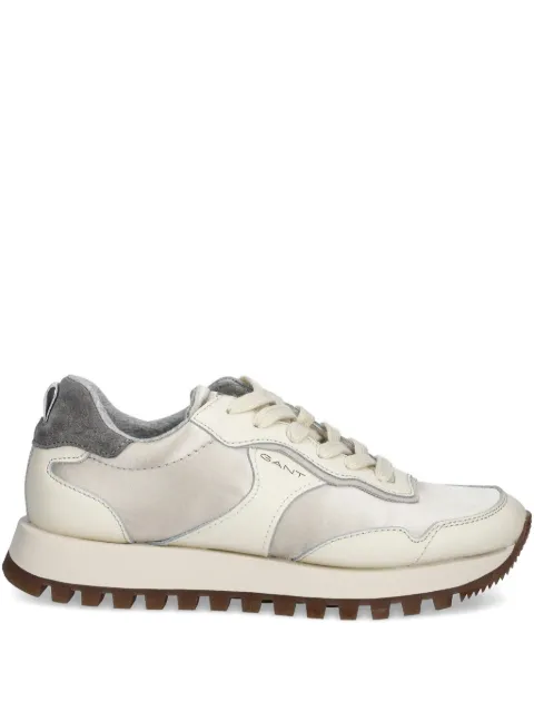 Gant lace-up panelled sneakers