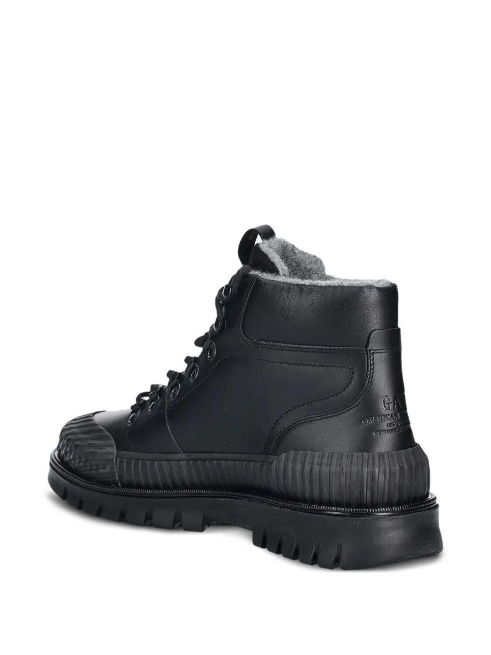  Gant Lace-up Lug-sole Boots - Black 