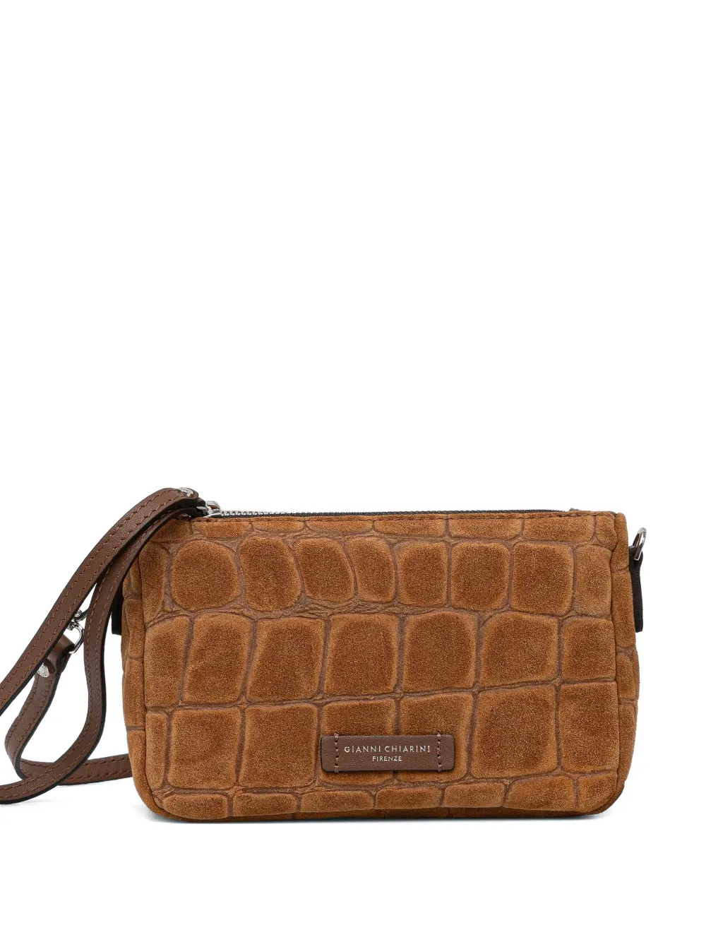 Gianni Chiarini Nora Cross Body Bag In Orange