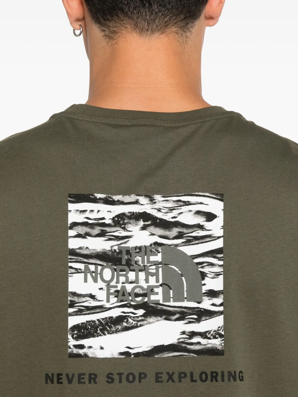 The North Face NSE Box Edge Of Light Infill T-shirt Groen