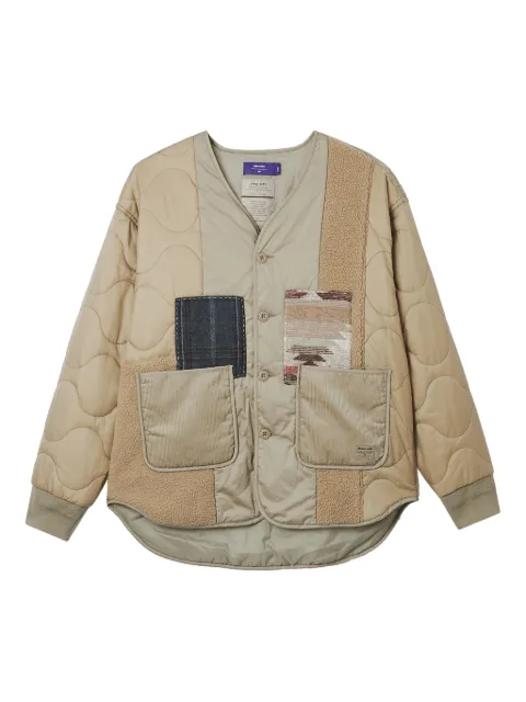 aftermaths quilted patchwork jacket