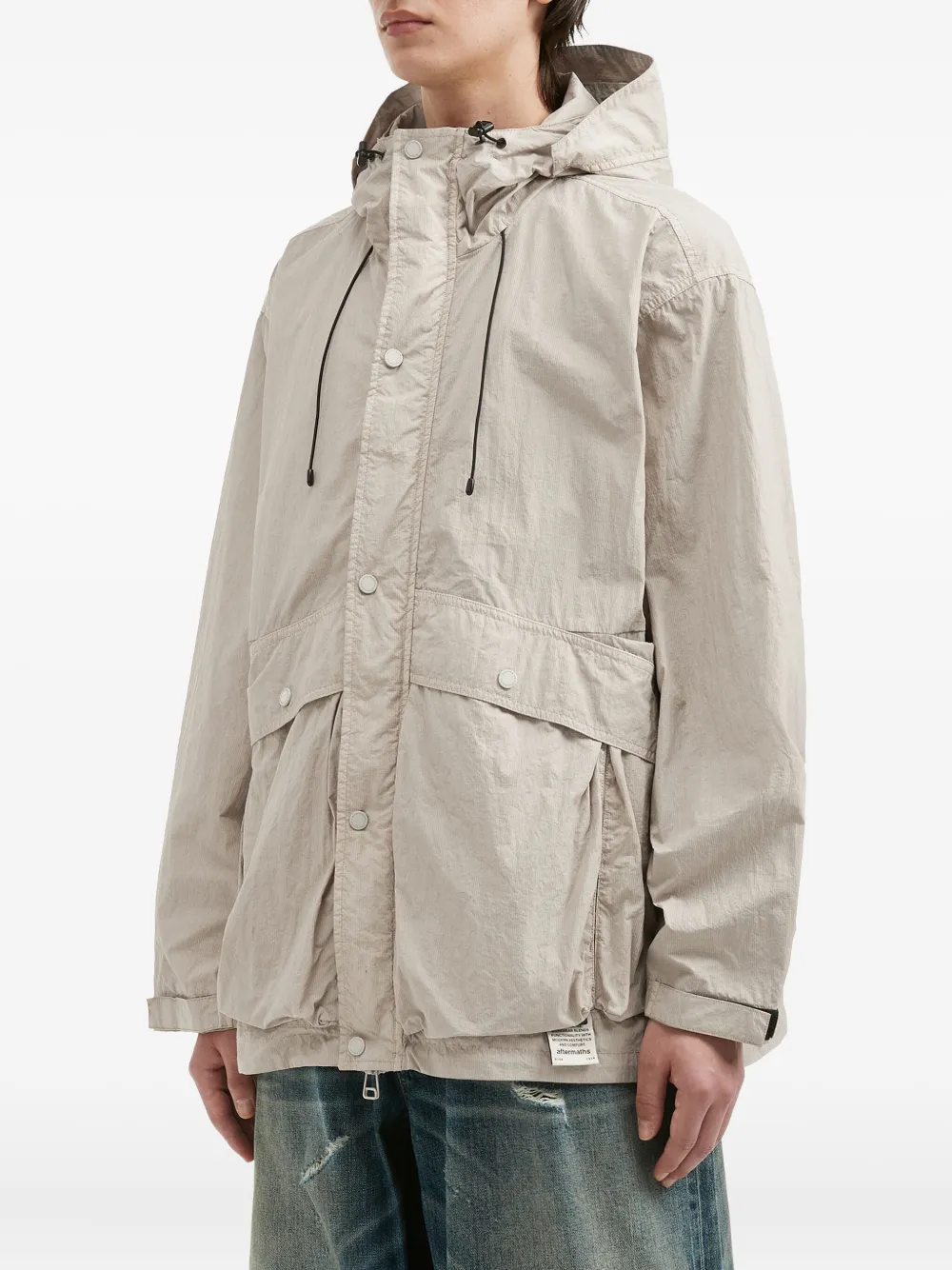 Aftermaths Hooded Jacket In Neutral