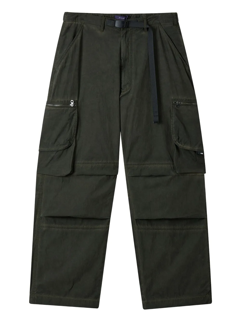 aftermaths cargo wide-leg trousers | Green | Image 1