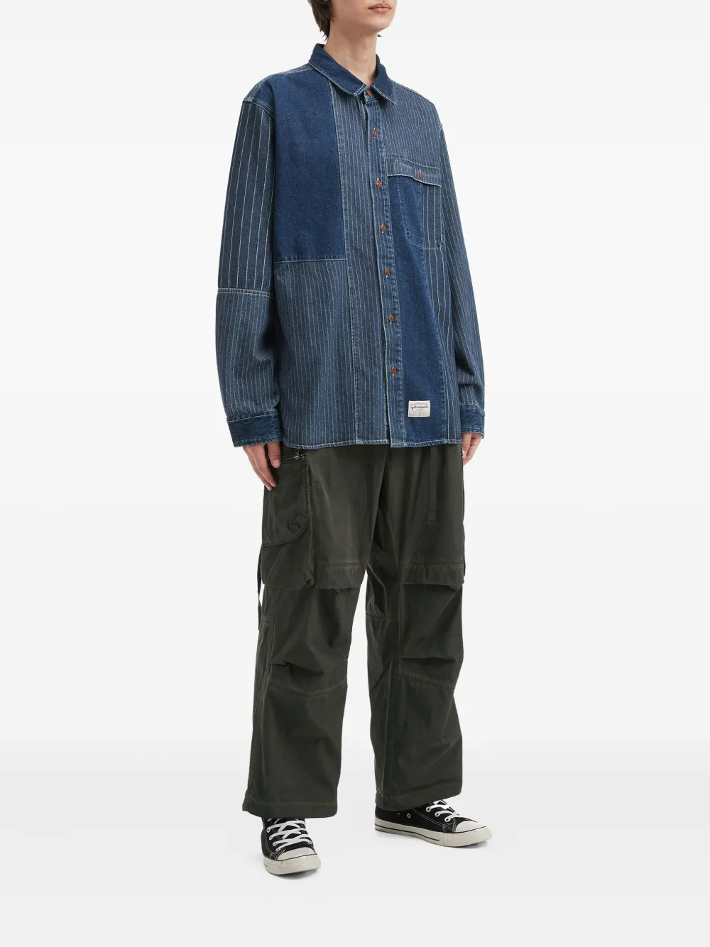 aftermaths cargo wide-leg trousers | Wide Leg Pants | Image 2