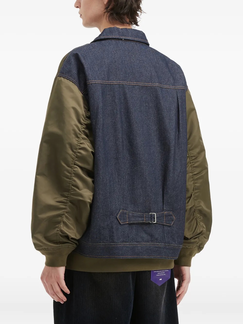 Aftermaths Zip-up Bomber Jacket In Green