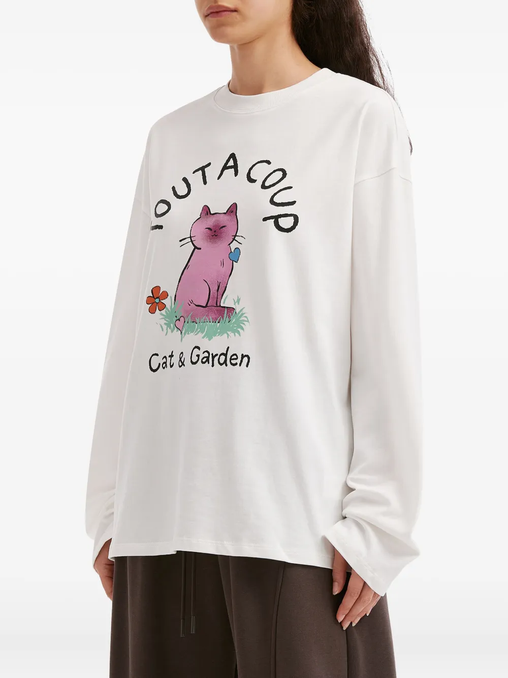 Tout A Coup Logo-print T-shirt In White
