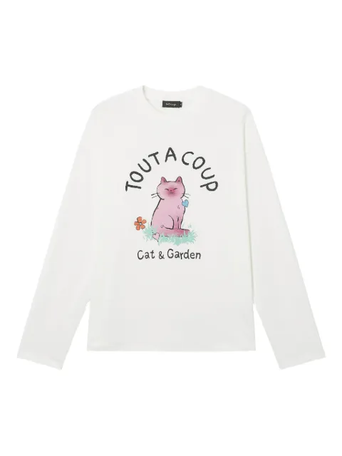 tout a coup logo-print T-shirt