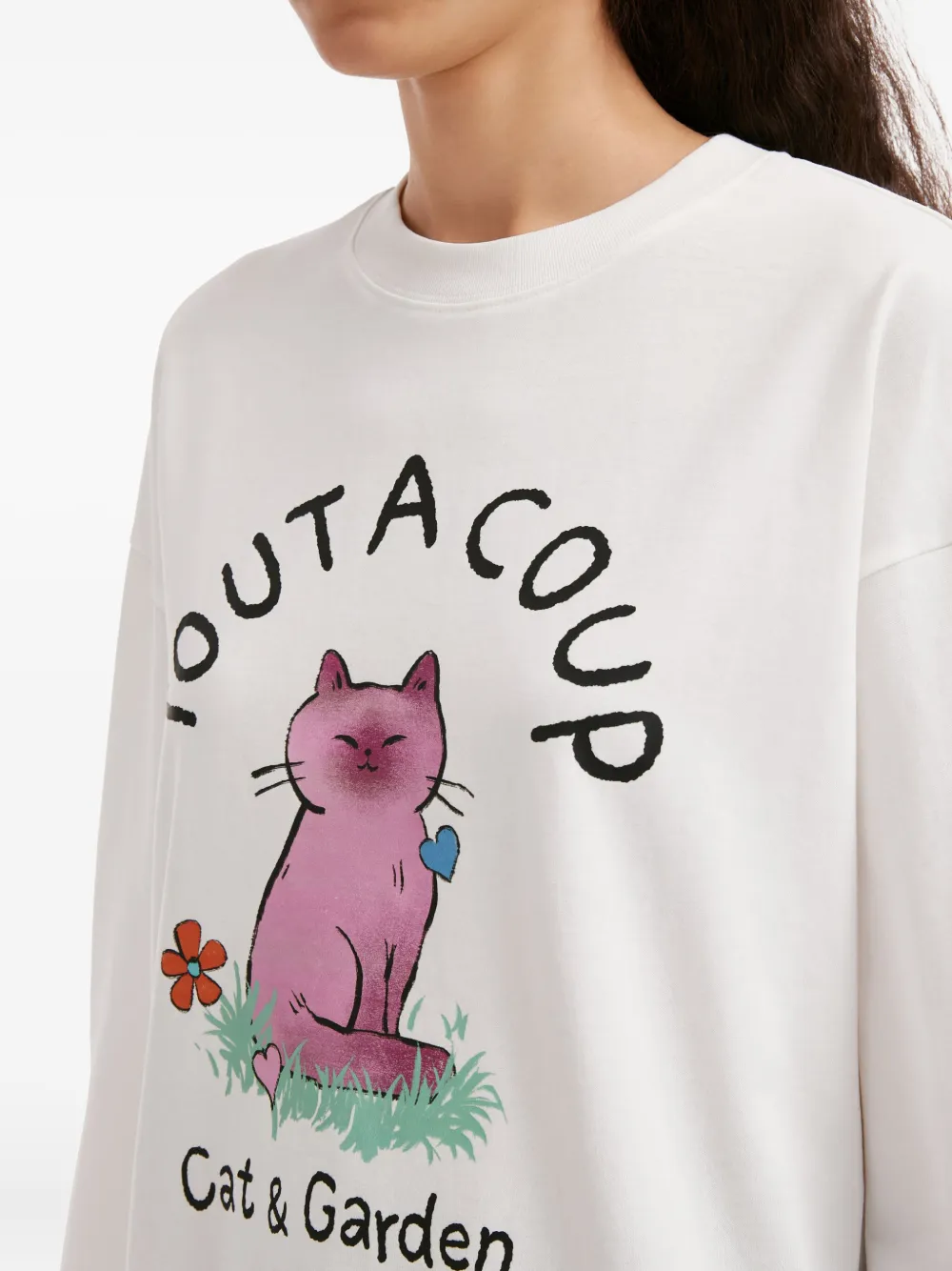 Tout A Coup Logo-print T-shirt In White