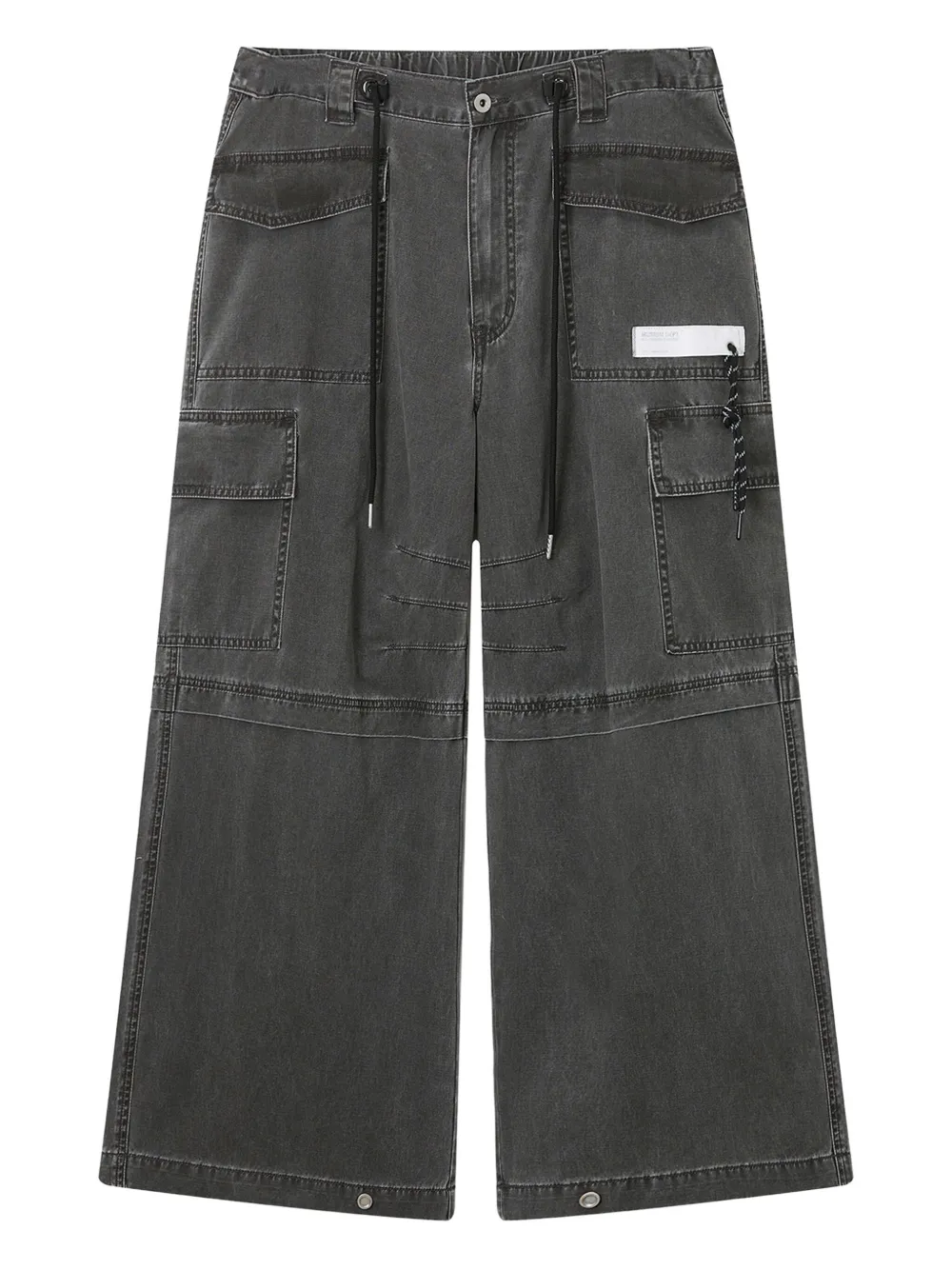 Musium Div.  drawstring cargo trousers | Grey | Image 1