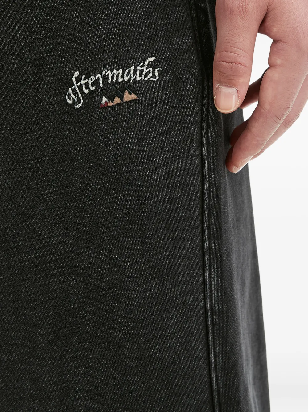 Aftermaths Drawstring Track Pants In Black