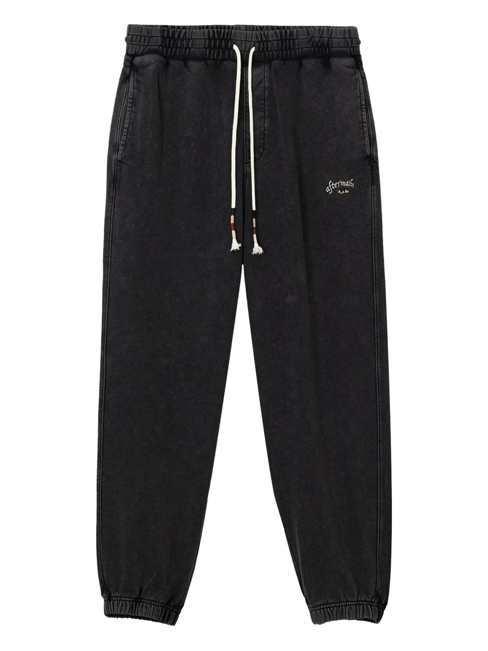 aftermaths drawstring track pants | Black | Image 1