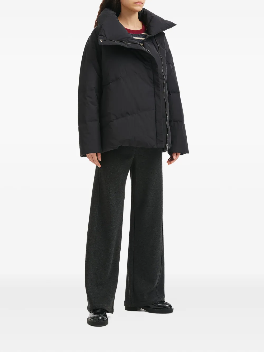 b+ab veste zippée à col montant | Doudounes | Image 2