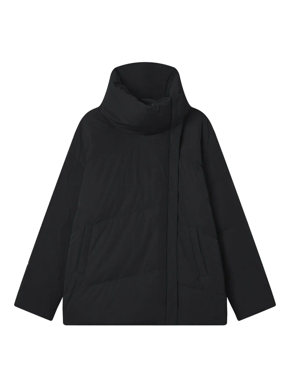 b+ab veste zippée à col montant | noir | Image 1