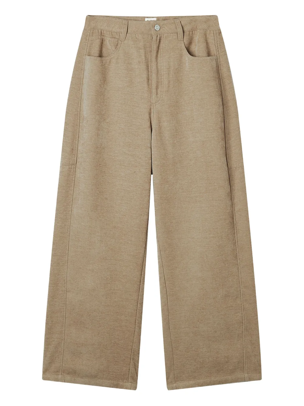 b+ab mélange-effect trousers | Neutrals | Image 1