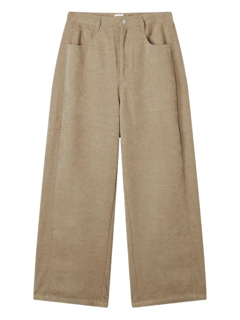 b+ab mélange-effect trousers