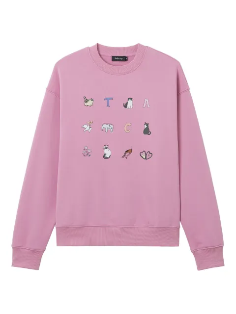 tout a coup graphic crewneck sweatshirt