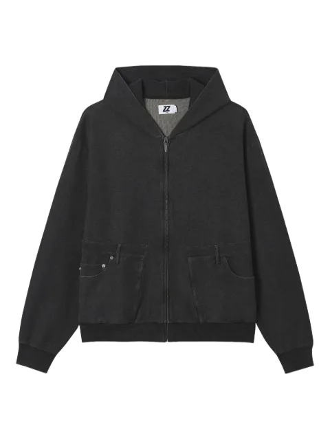 izzue zip-up hoodie