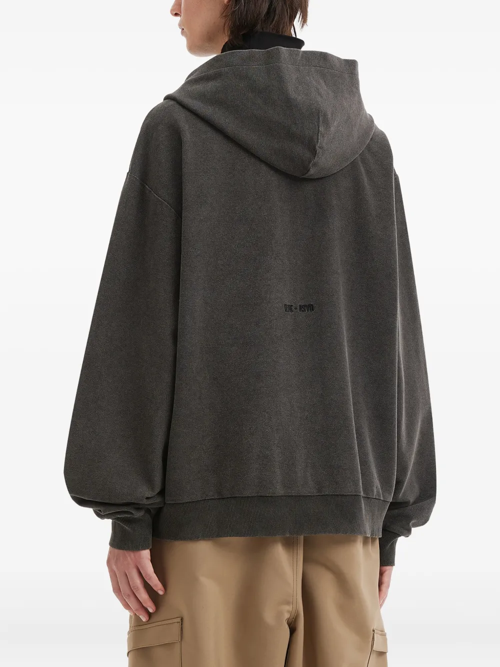 Izzue Zip-up Hoodie In Gray