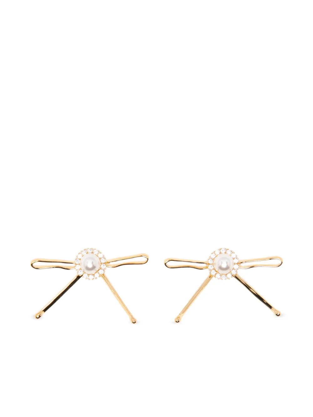 SHUSHU/TONG aretes con detalles | dorado | Image 1