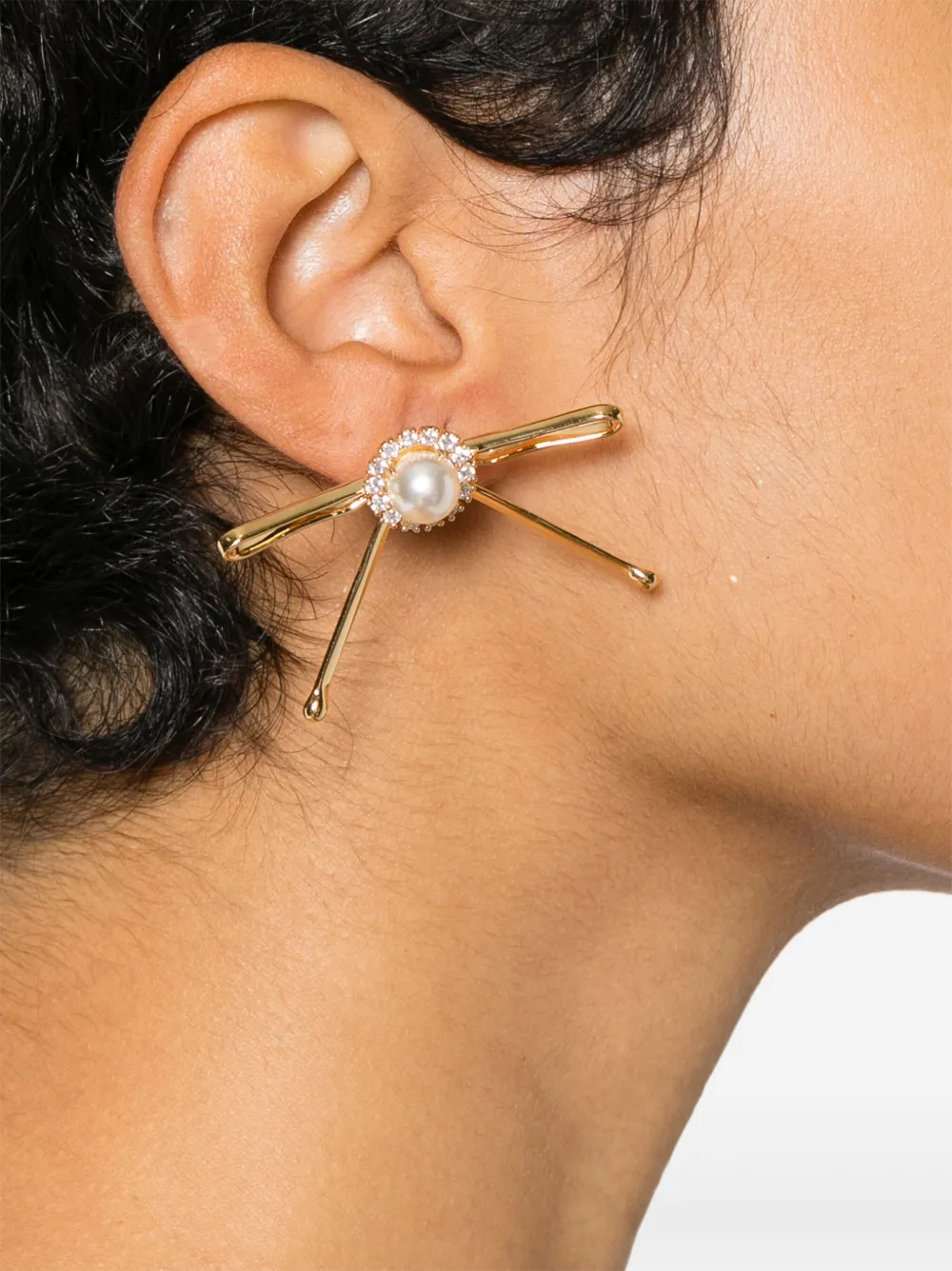 SHUSHU/TONG Verfraaide oorbellen - Goud