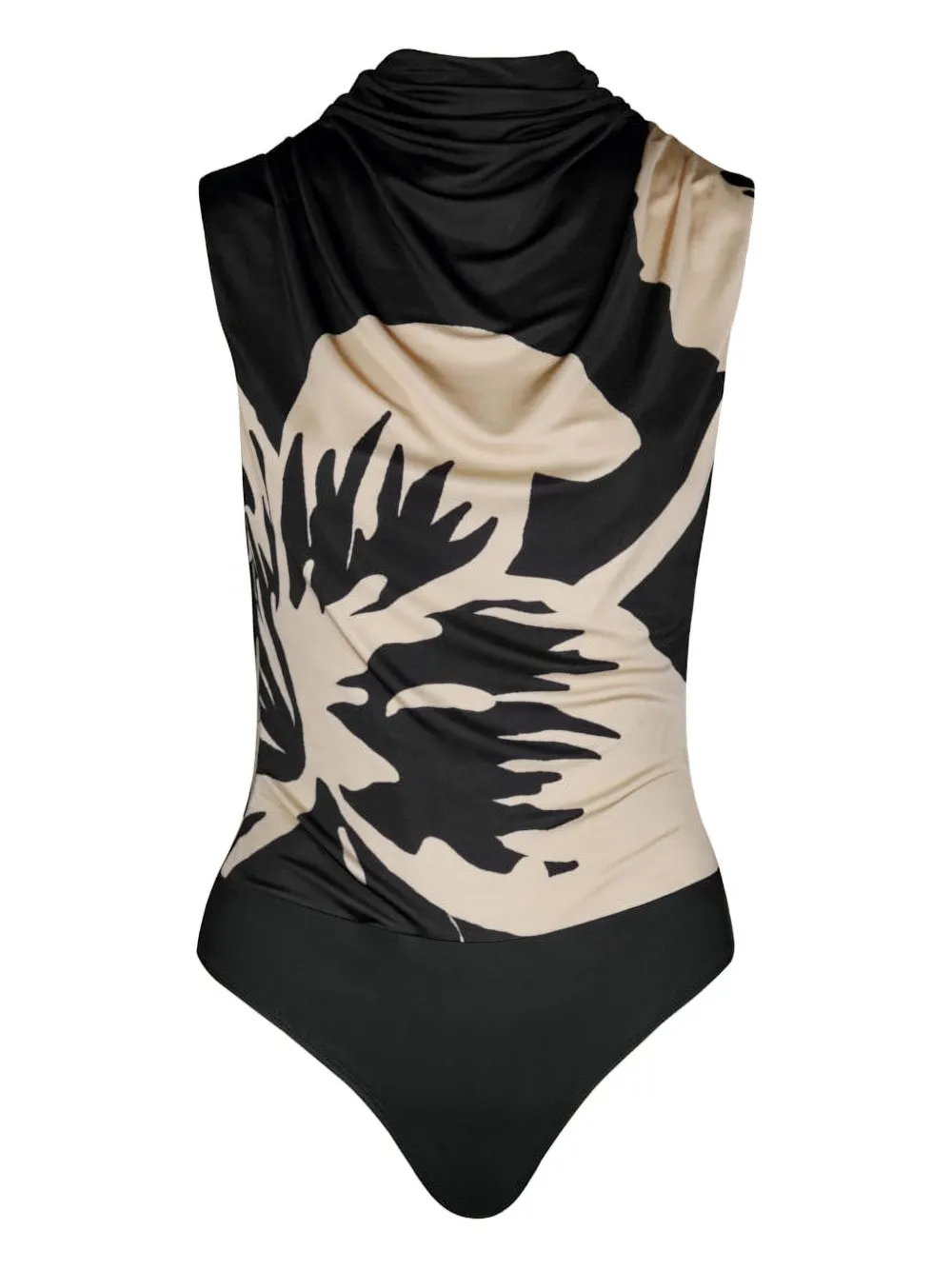 Johanna Ortiz Legendario Floral Bodysuit In Black