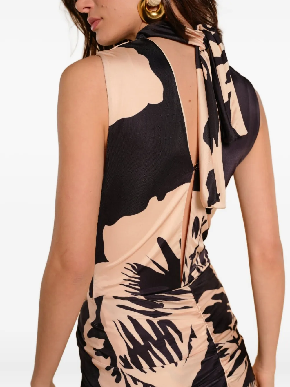 Johanna Ortiz Legendario Floral Bodysuit In Black