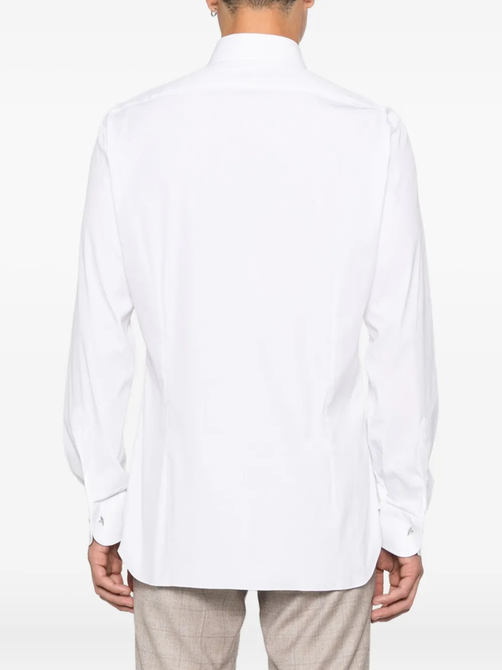 Barba Overhemd met lange mouwen Wit