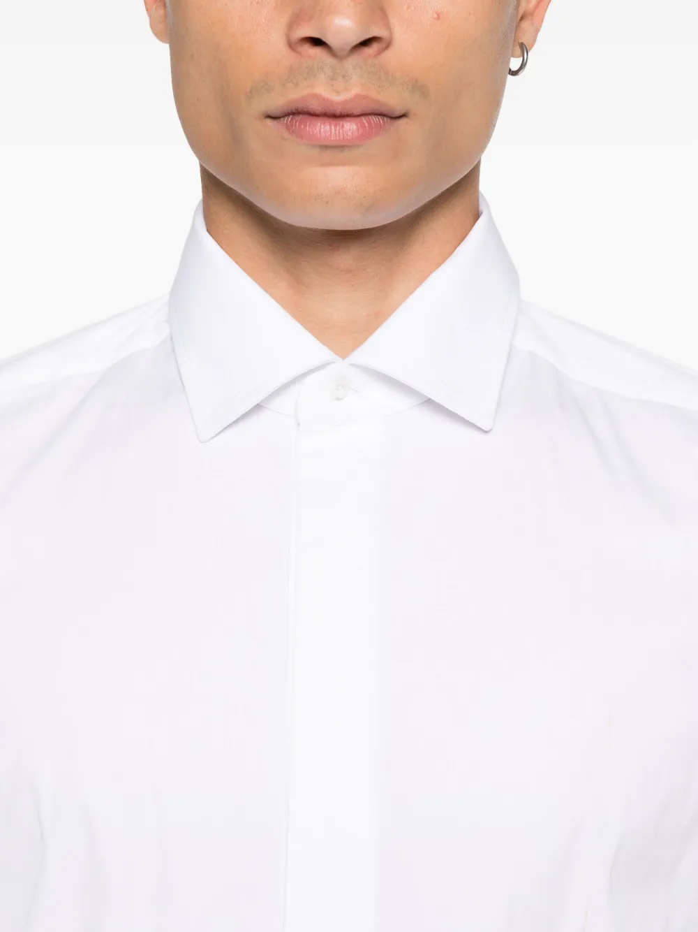 Barba Overhemd met lange mouwen Wit