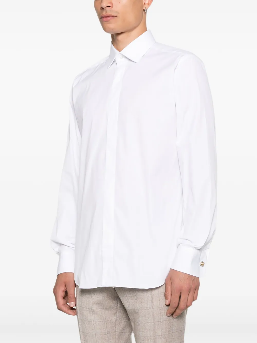 Barba Overhemd met lange mouwen Wit