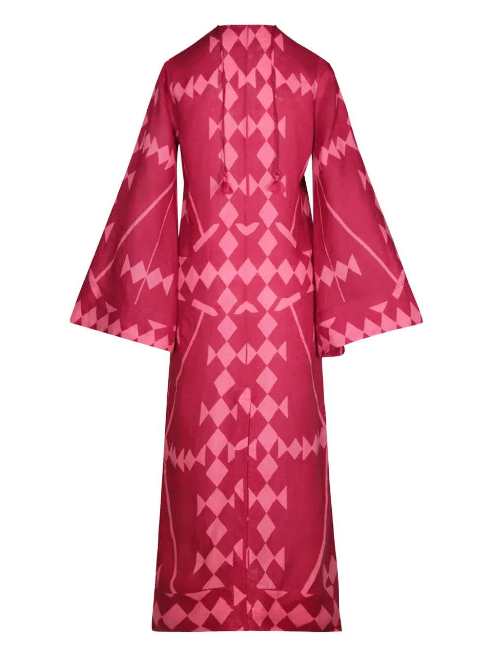 Johanna Ortiz Savannah maxi-jurk met geometrische print - Roze
