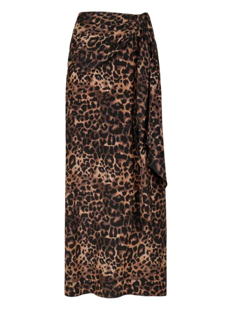 Johanna Ortiz Wild Confidant knotted maxi skirt