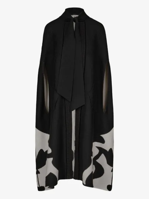 Johanna Ortiz tie-neck cape