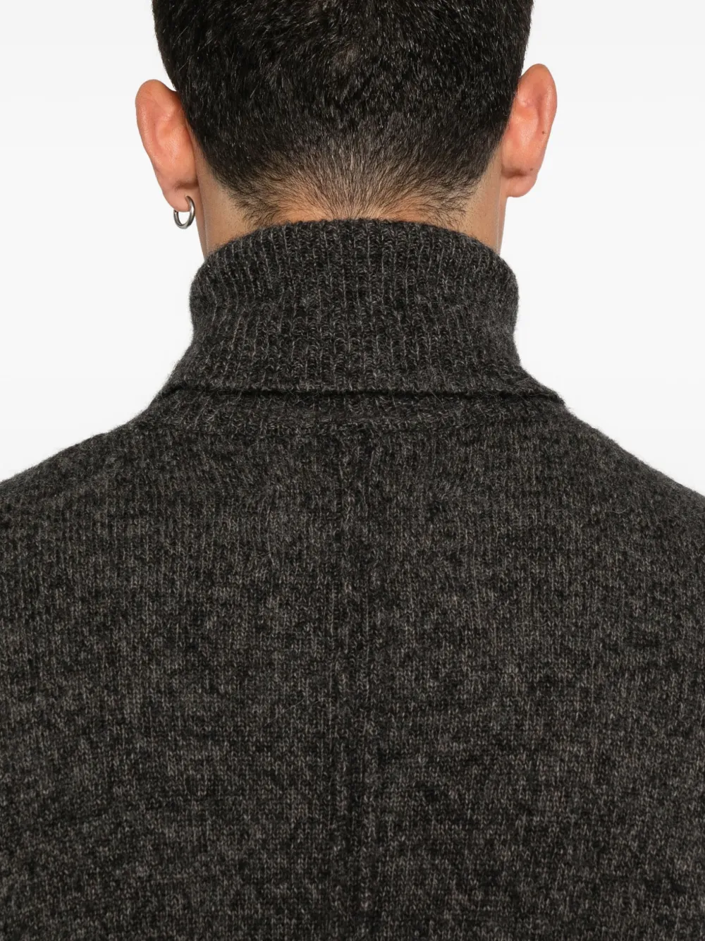 Stein Roll-neck Sweater In Gray