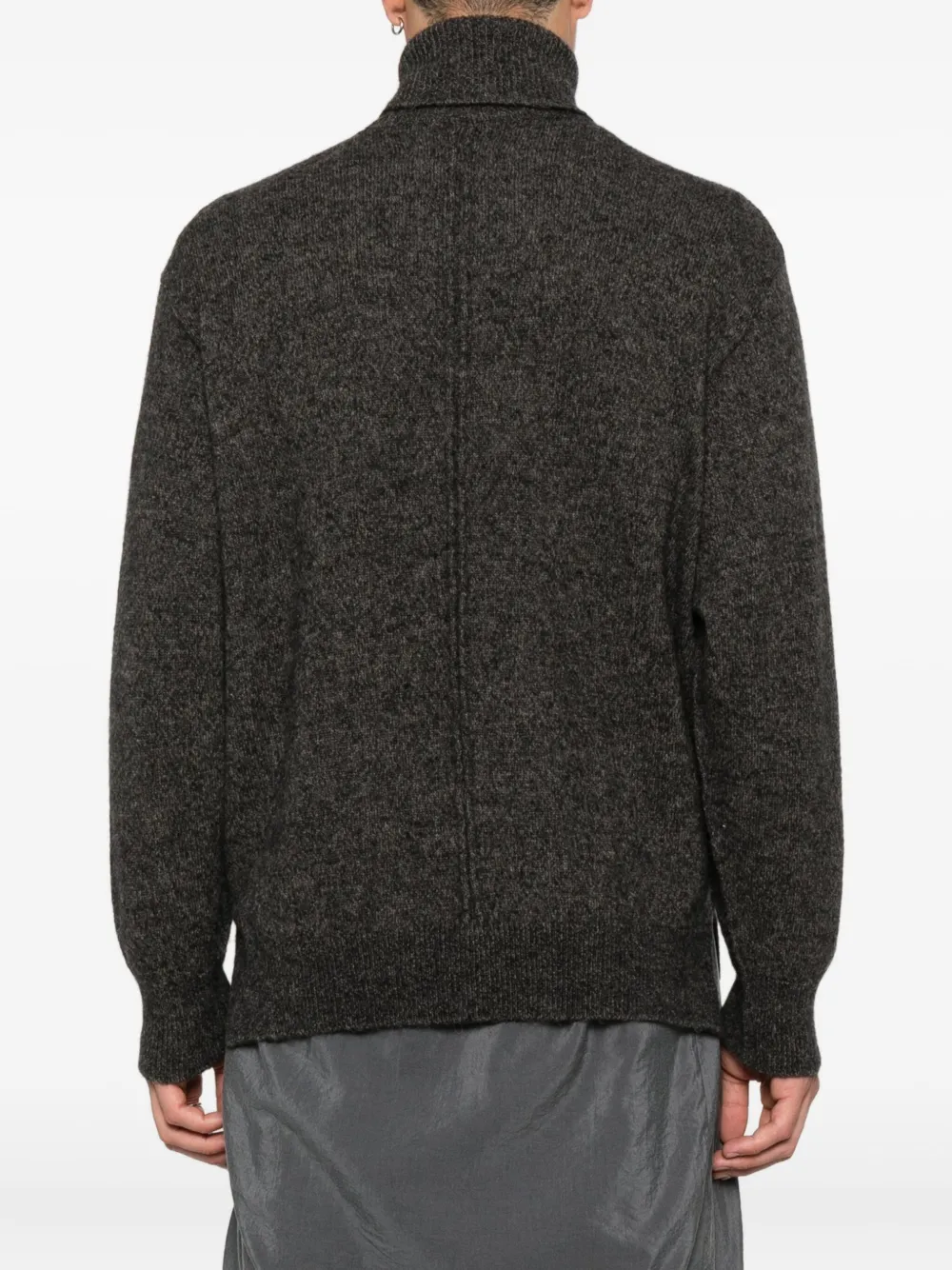 Stein Roll-neck Sweater In Gray